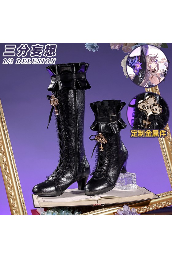 1/3 Delusion Honkai Star Rail Herta Cosplay Shoes Boots